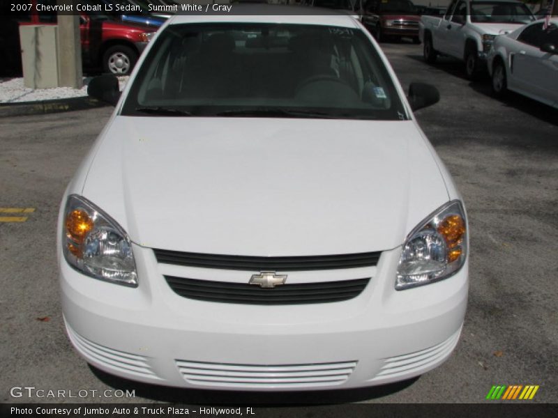 Summit White / Gray 2007 Chevrolet Cobalt LS Sedan