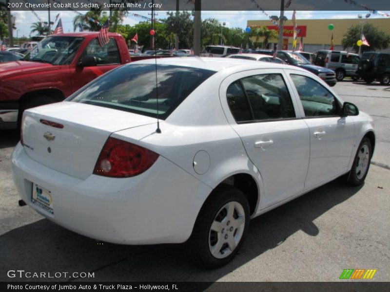 Summit White / Gray 2007 Chevrolet Cobalt LS Sedan
