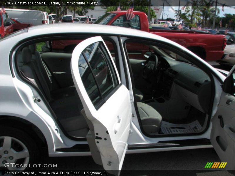 Summit White / Gray 2007 Chevrolet Cobalt LS Sedan