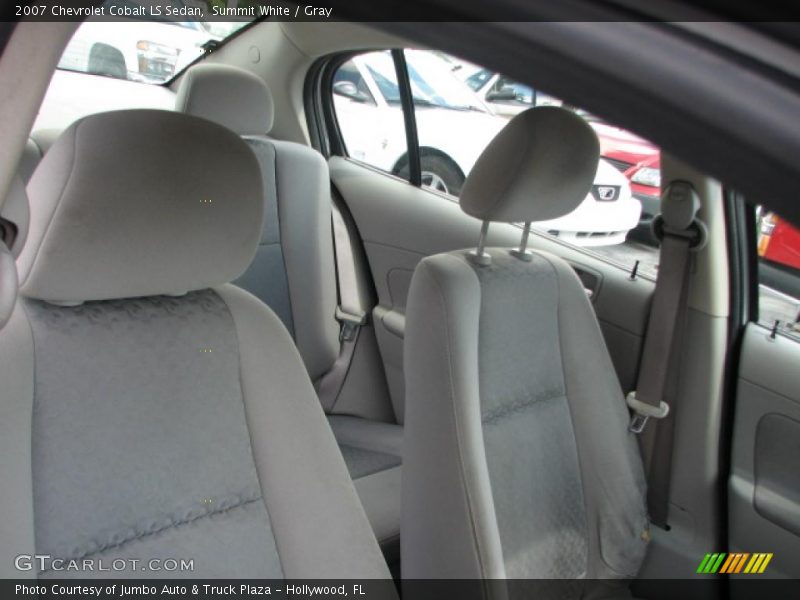 Summit White / Gray 2007 Chevrolet Cobalt LS Sedan
