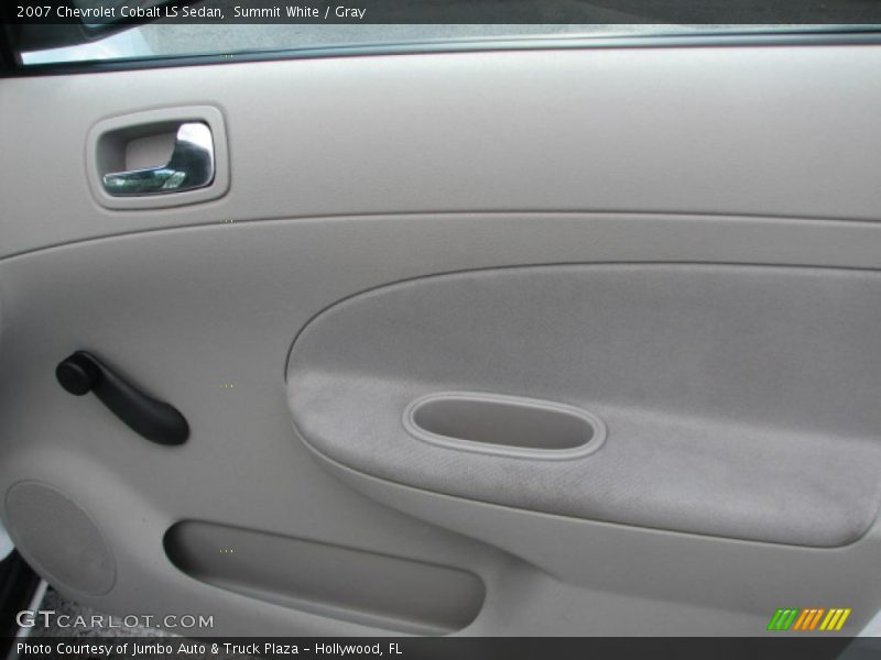 Summit White / Gray 2007 Chevrolet Cobalt LS Sedan