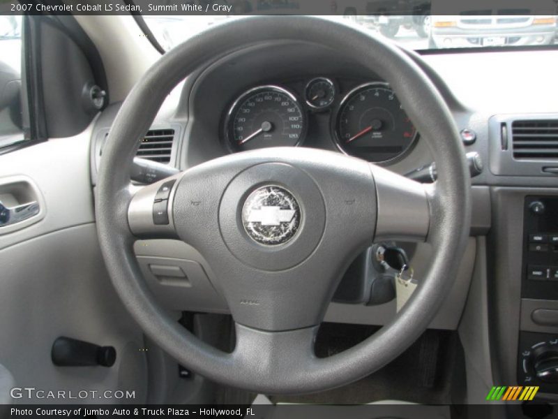 Summit White / Gray 2007 Chevrolet Cobalt LS Sedan