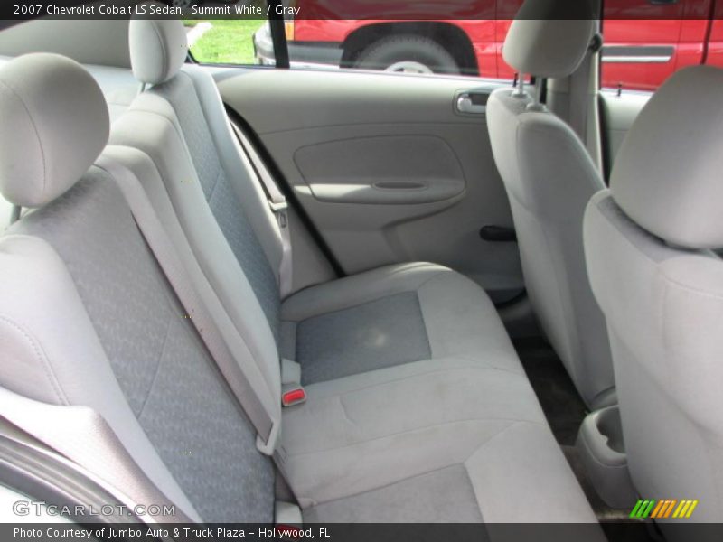 Summit White / Gray 2007 Chevrolet Cobalt LS Sedan