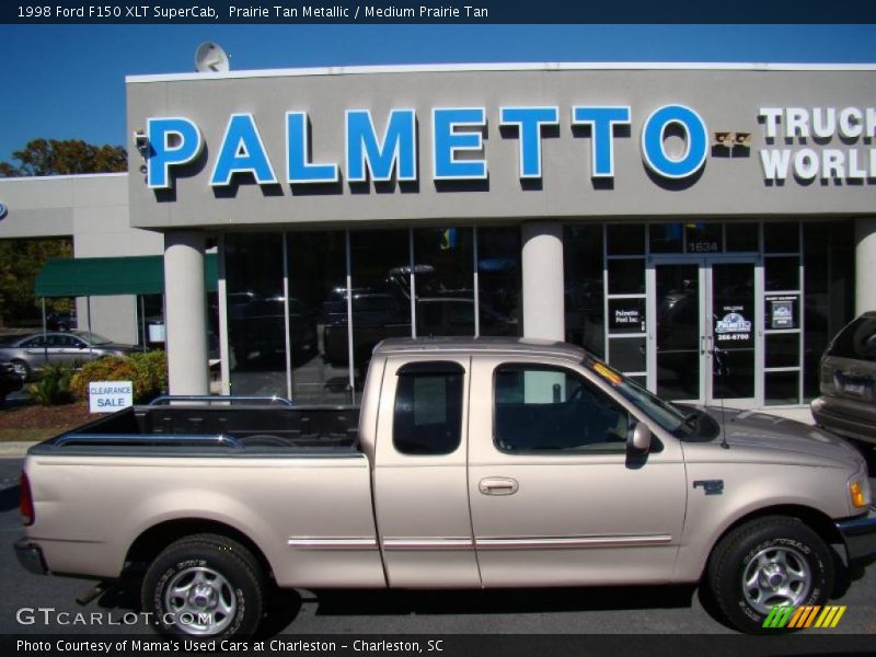 Prairie Tan Metallic / Medium Prairie Tan 1998 Ford F150 XLT SuperCab