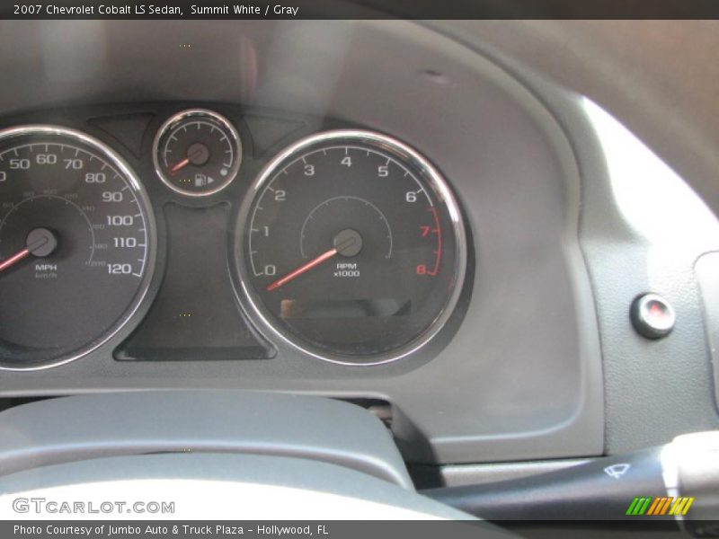 Summit White / Gray 2007 Chevrolet Cobalt LS Sedan