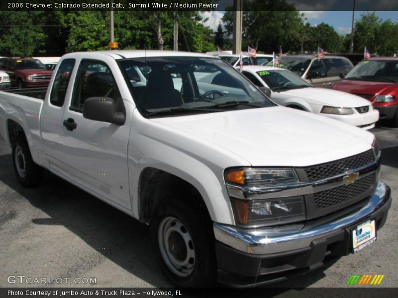 Summit White / Medium Pewter 2006 Chevrolet Colorado Extended Cab