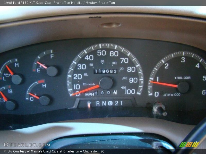 Prairie Tan Metallic / Medium Prairie Tan 1998 Ford F150 XLT SuperCab