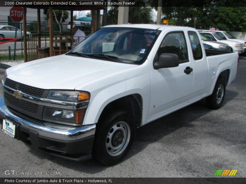 Summit White / Medium Pewter 2006 Chevrolet Colorado Extended Cab