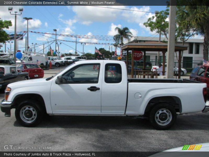 Summit White / Medium Pewter 2006 Chevrolet Colorado Extended Cab