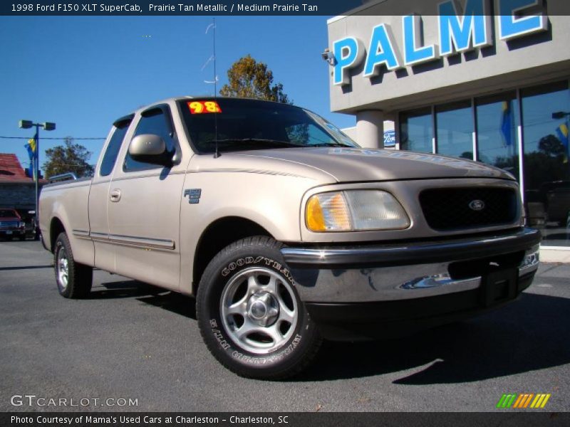 Prairie Tan Metallic / Medium Prairie Tan 1998 Ford F150 XLT SuperCab