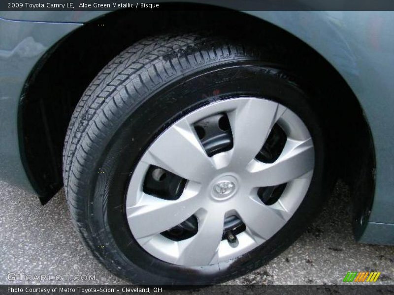 Aloe Green Metallic / Bisque 2009 Toyota Camry LE