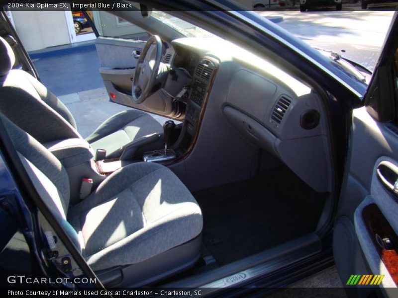 Imperial Blue / Black 2004 Kia Optima EX