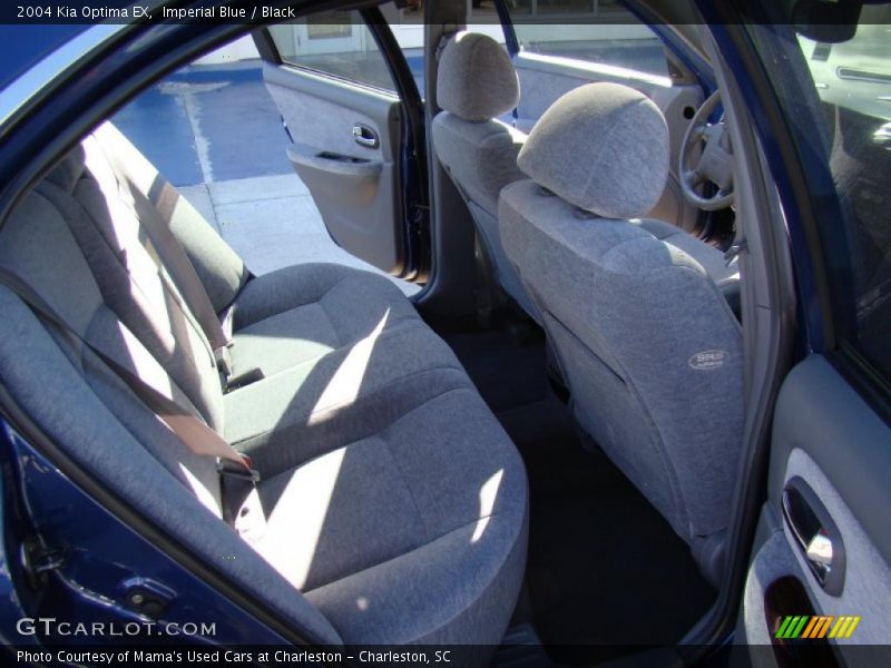 Imperial Blue / Black 2004 Kia Optima EX