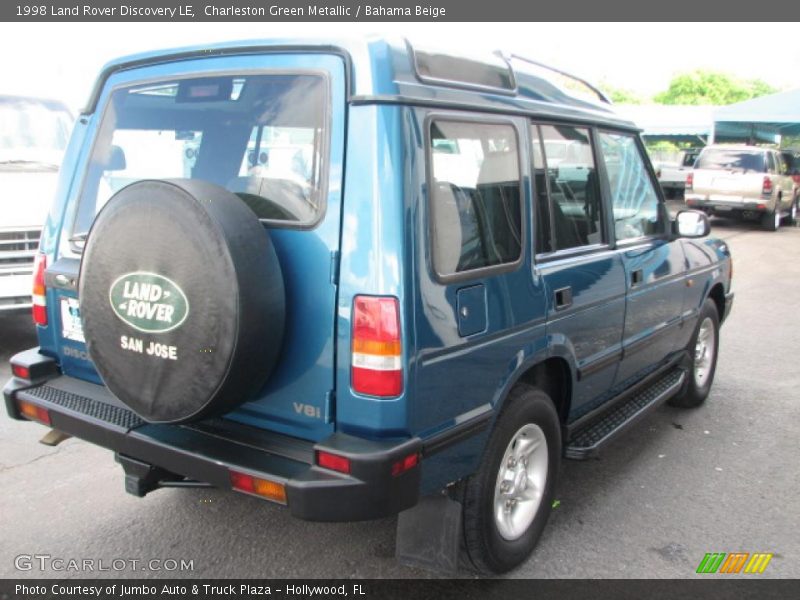 Charleston Green Metallic / Bahama Beige 1998 Land Rover Discovery LE