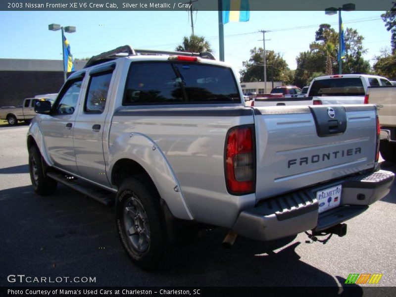Silver Ice Metallic / Gray 2003 Nissan Frontier XE V6 Crew Cab