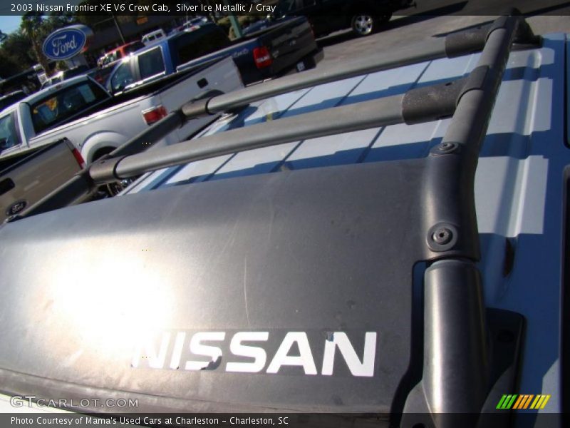 Silver Ice Metallic / Gray 2003 Nissan Frontier XE V6 Crew Cab