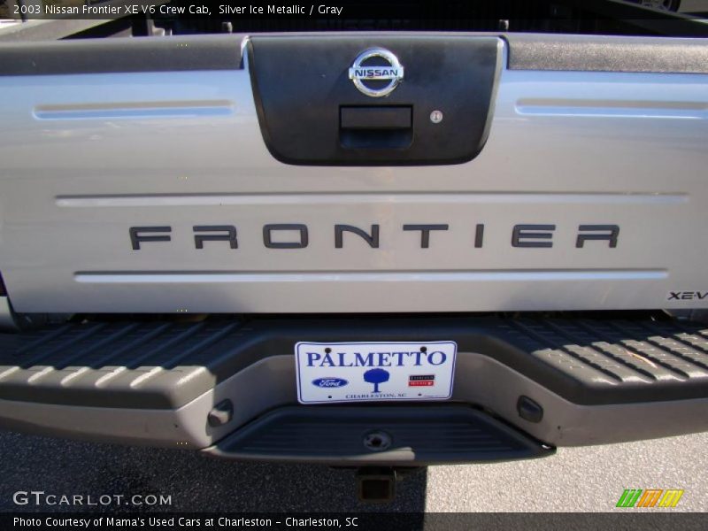 Silver Ice Metallic / Gray 2003 Nissan Frontier XE V6 Crew Cab