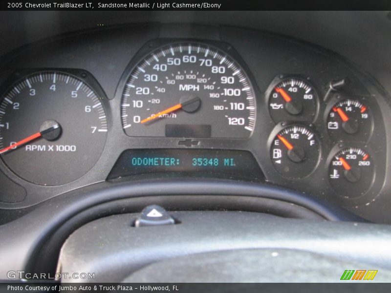 Sandstone Metallic / Light Cashmere/Ebony 2005 Chevrolet TrailBlazer LT