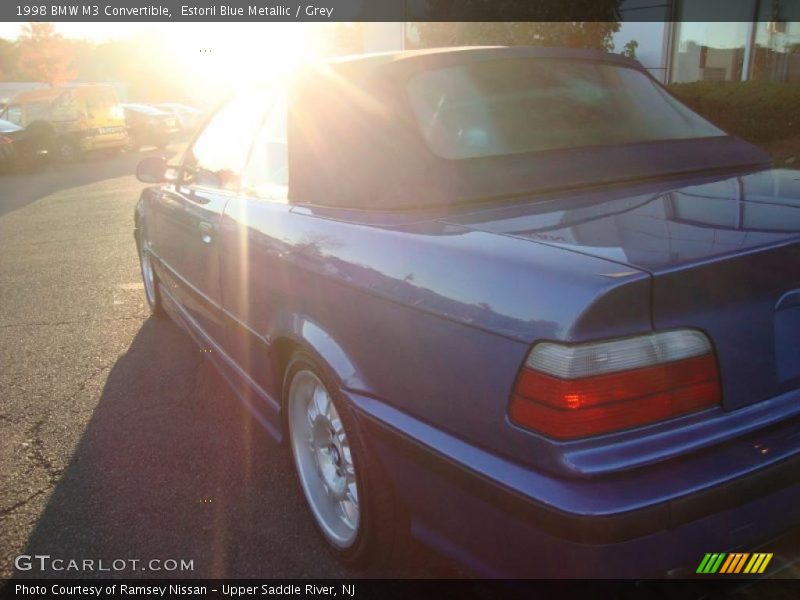 Estoril Blue Metallic / Grey 1998 BMW M3 Convertible
