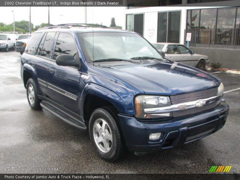 Indigo Blue Metallic / Dark Pewter 2002 Chevrolet TrailBlazer LT