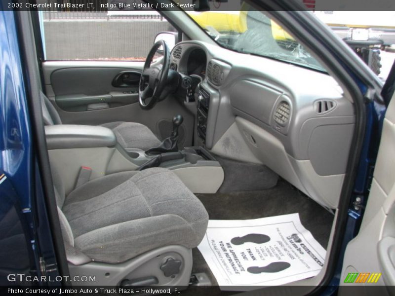 Indigo Blue Metallic / Dark Pewter 2002 Chevrolet TrailBlazer LT