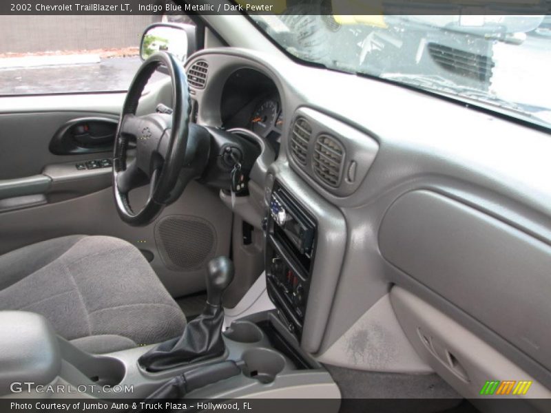 Indigo Blue Metallic / Dark Pewter 2002 Chevrolet TrailBlazer LT