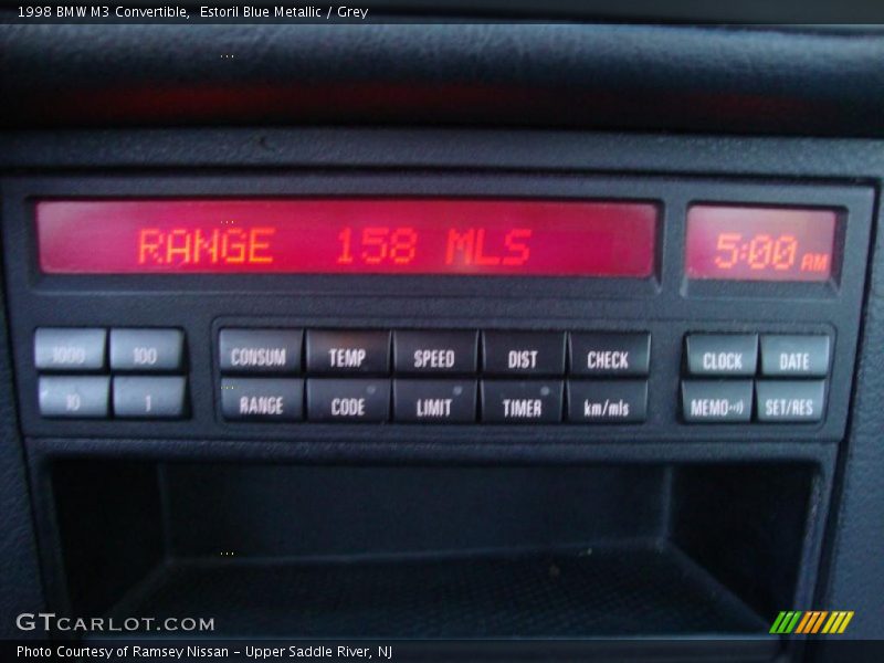 Controls of 1998 M3 Convertible