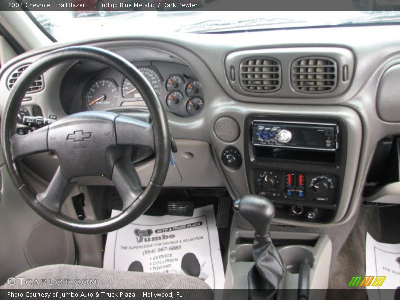 Indigo Blue Metallic / Dark Pewter 2002 Chevrolet TrailBlazer LT