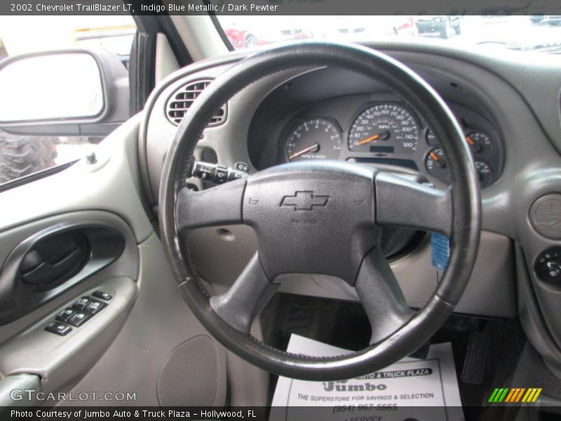 Indigo Blue Metallic / Dark Pewter 2002 Chevrolet TrailBlazer LT