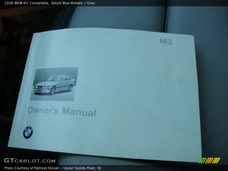 Estoril Blue Metallic / Grey 1998 BMW M3 Convertible