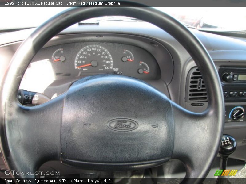 Bright Red / Medium Graphite 1999 Ford F150 XL Regular Cab