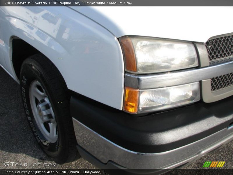 Summit White / Medium Gray 2004 Chevrolet Silverado 1500 Regular Cab