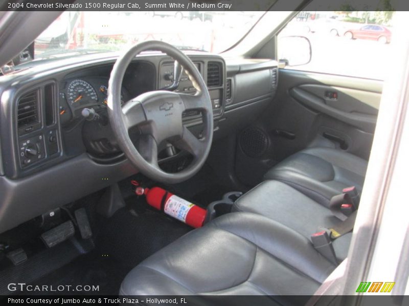 Summit White / Medium Gray 2004 Chevrolet Silverado 1500 Regular Cab