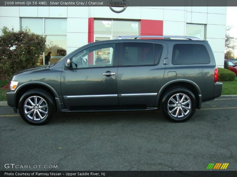  2008 QX 56 4WD Silver Graphite Gray