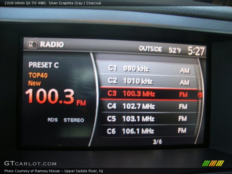 Controls of 2008 QX 56 4WD