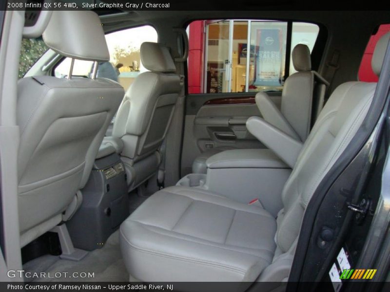  2008 QX 56 4WD Charcoal Interior