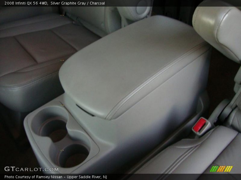  2008 QX 56 4WD Charcoal Interior