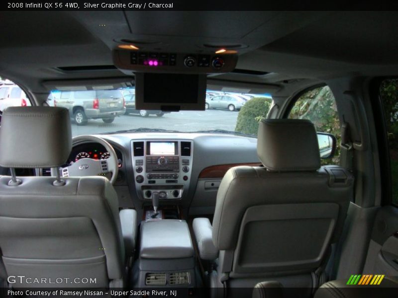  2008 QX 56 4WD Charcoal Interior