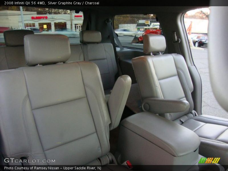  2008 QX 56 4WD Charcoal Interior