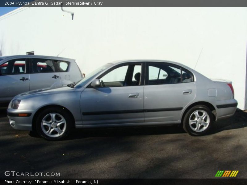 Sterling Silver / Gray 2004 Hyundai Elantra GT Sedan