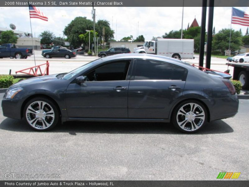 Dark Slate Metallic / Charcoal Black 2008 Nissan Maxima 3.5 SE
