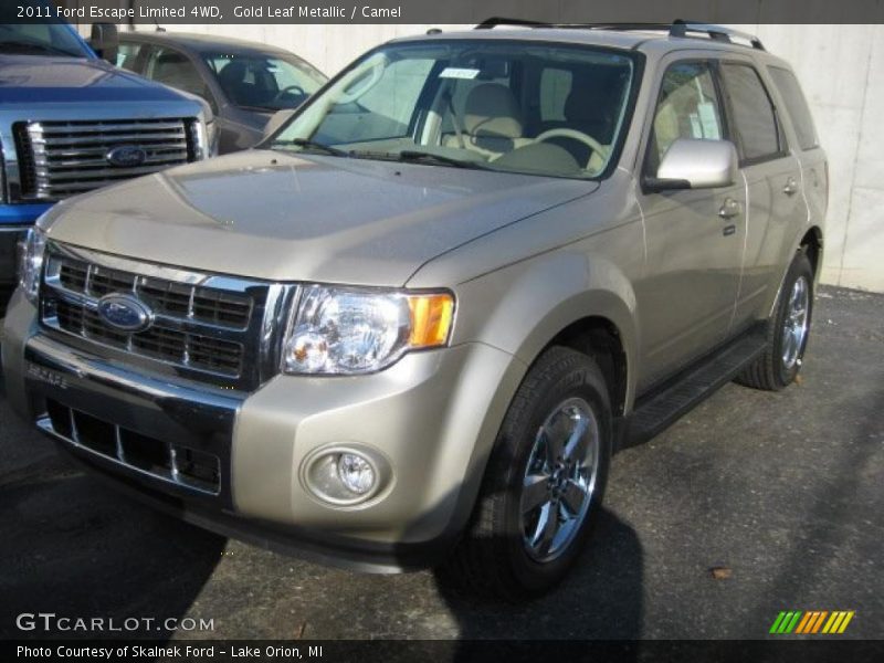 Gold Leaf Metallic / Camel 2011 Ford Escape Limited 4WD