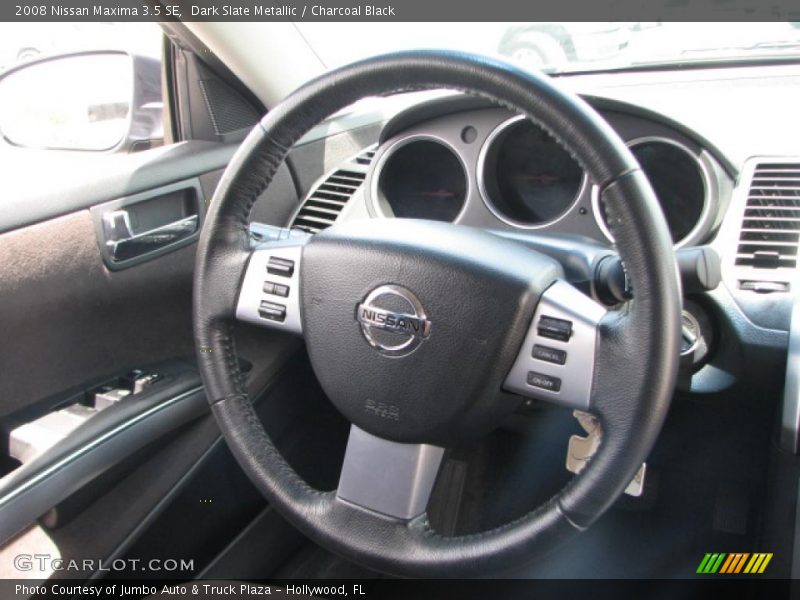 Dark Slate Metallic / Charcoal Black 2008 Nissan Maxima 3.5 SE