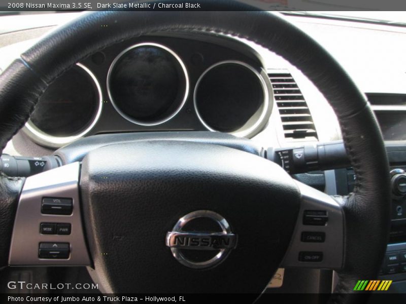 Dark Slate Metallic / Charcoal Black 2008 Nissan Maxima 3.5 SE