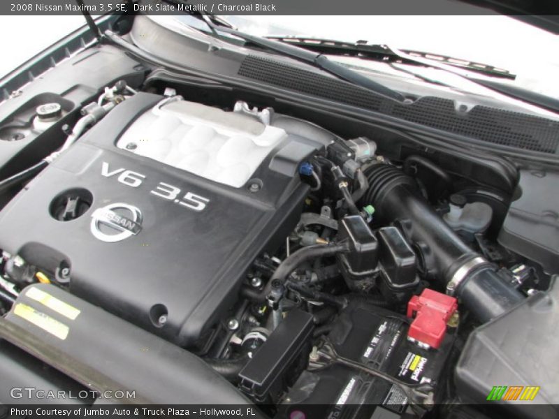 Dark Slate Metallic / Charcoal Black 2008 Nissan Maxima 3.5 SE