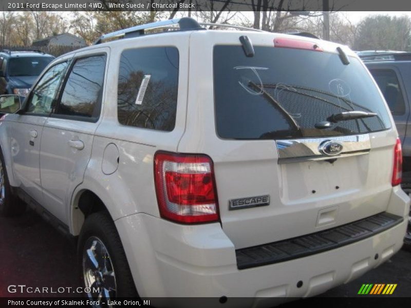 White Suede / Charcoal Black 2011 Ford Escape Limited 4WD