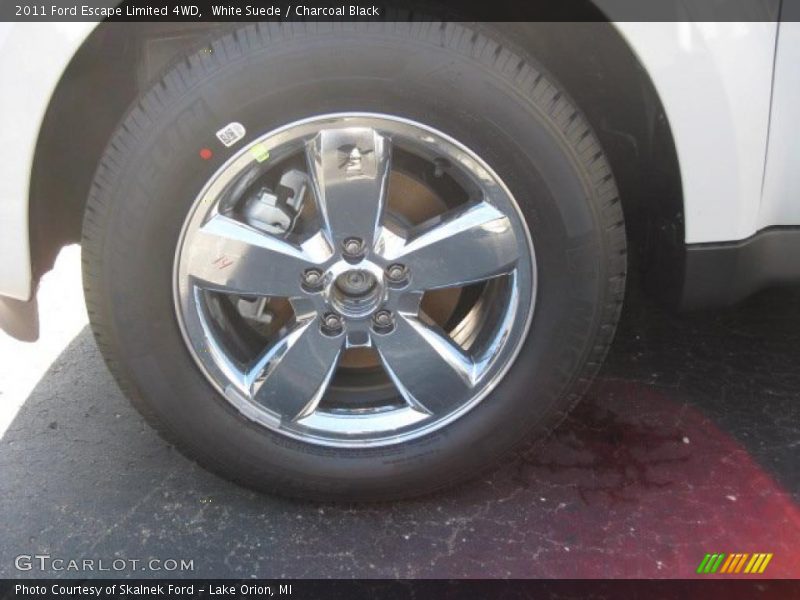 White Suede / Charcoal Black 2011 Ford Escape Limited 4WD