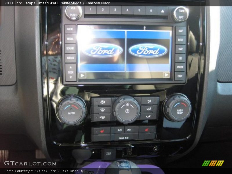 White Suede / Charcoal Black 2011 Ford Escape Limited 4WD