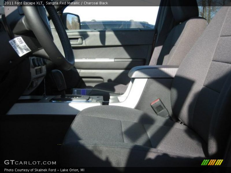 Sangria Red Metallic / Charcoal Black 2011 Ford Escape XLT