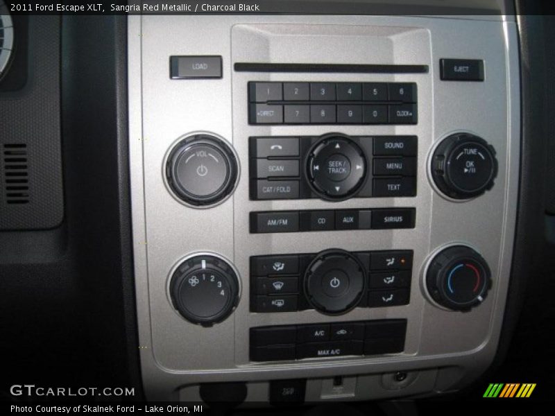 Sangria Red Metallic / Charcoal Black 2011 Ford Escape XLT